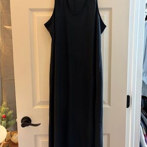 Calvin Klein Elegant Black Sleeveless Maxi Dress